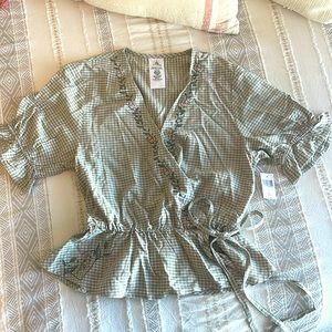 Disney Embellished Wrap Top (Beauty and the Beast)